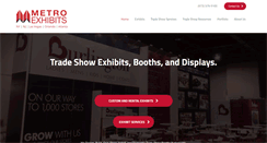 Desktop Screenshot of metroexhibits.com
